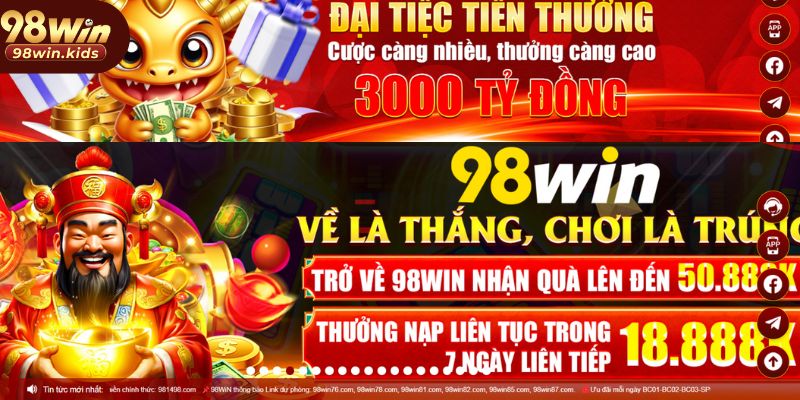 Hướng dẫn tải app 98Win